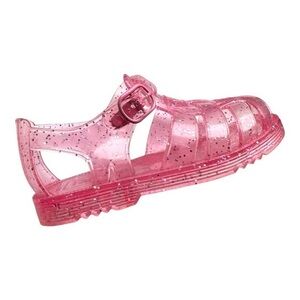 BABY GAP Toddler Girl - Glitter Jelly Pink Closed Toe Sandals